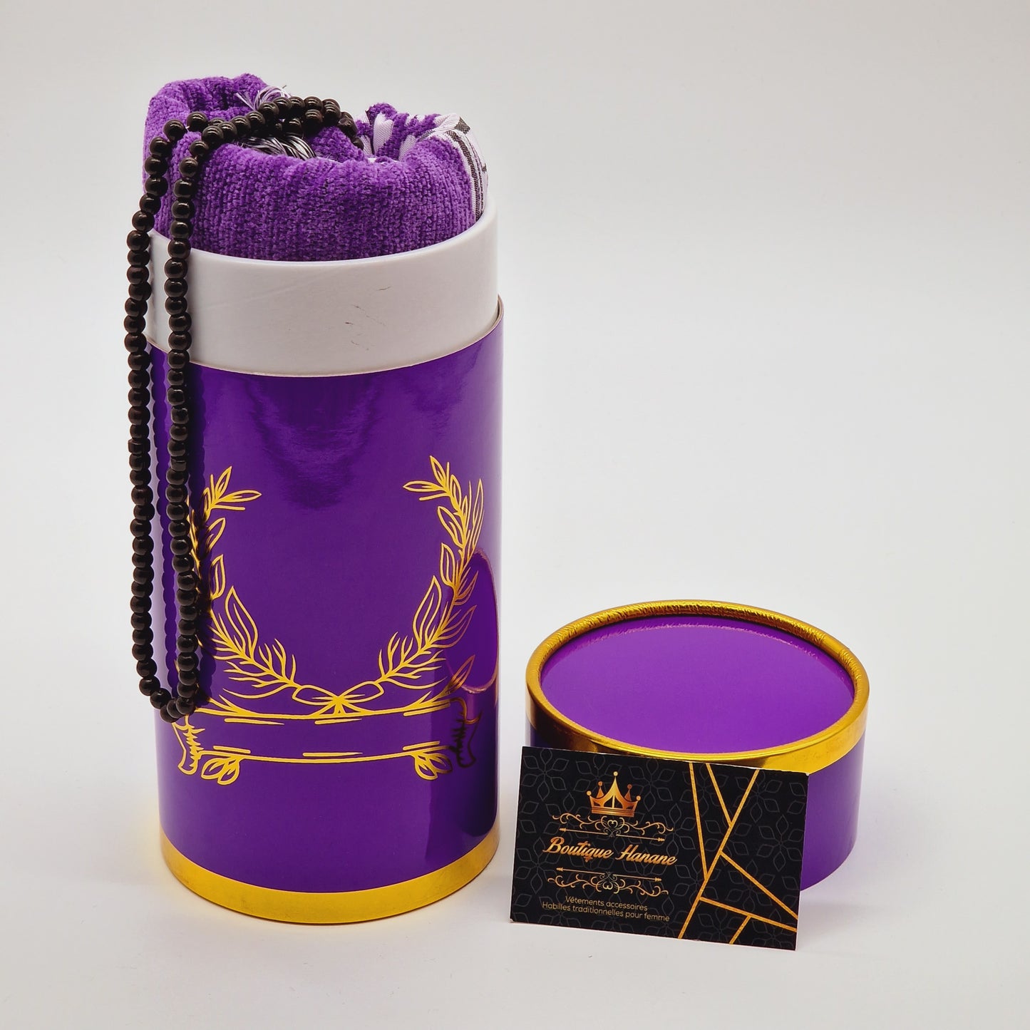Coffret Cadeau : Tapis de Prière et Chapelet