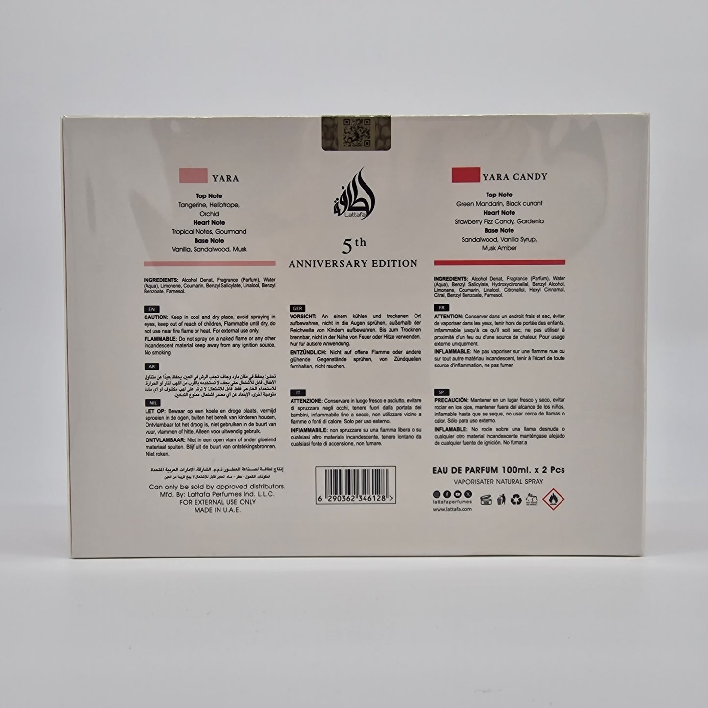 COFFRET YARA
