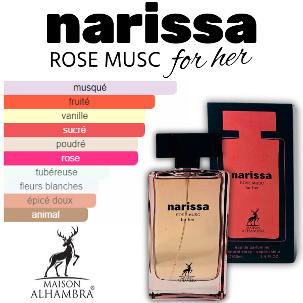 Narissa Rose Musc For Her de Maison Alhambra pour femme