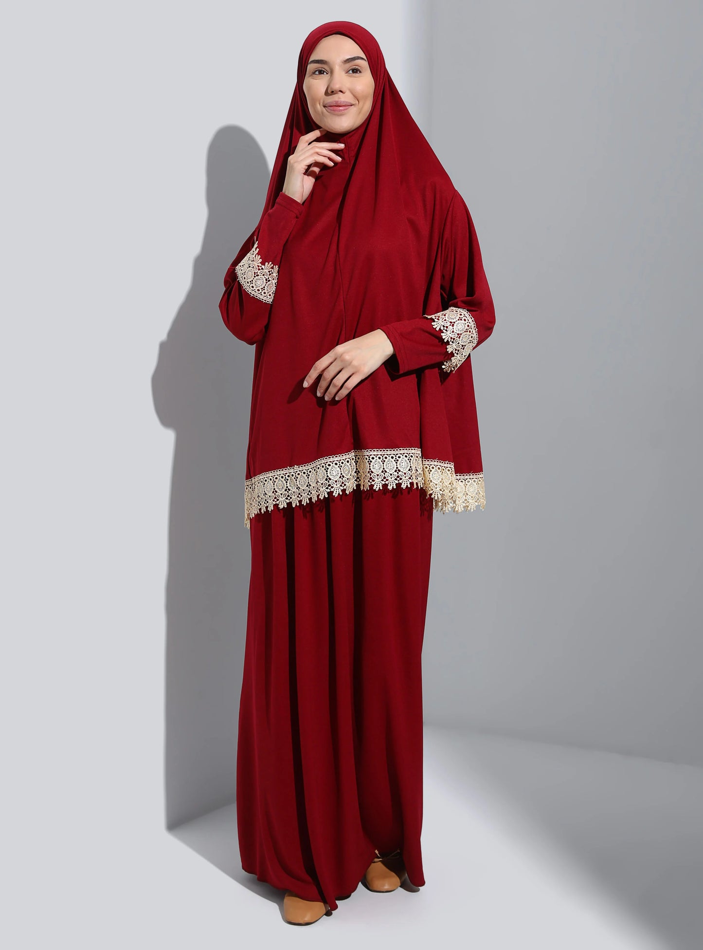 Tenue de prière complète 2 pièces - Jupe et haut couvrant