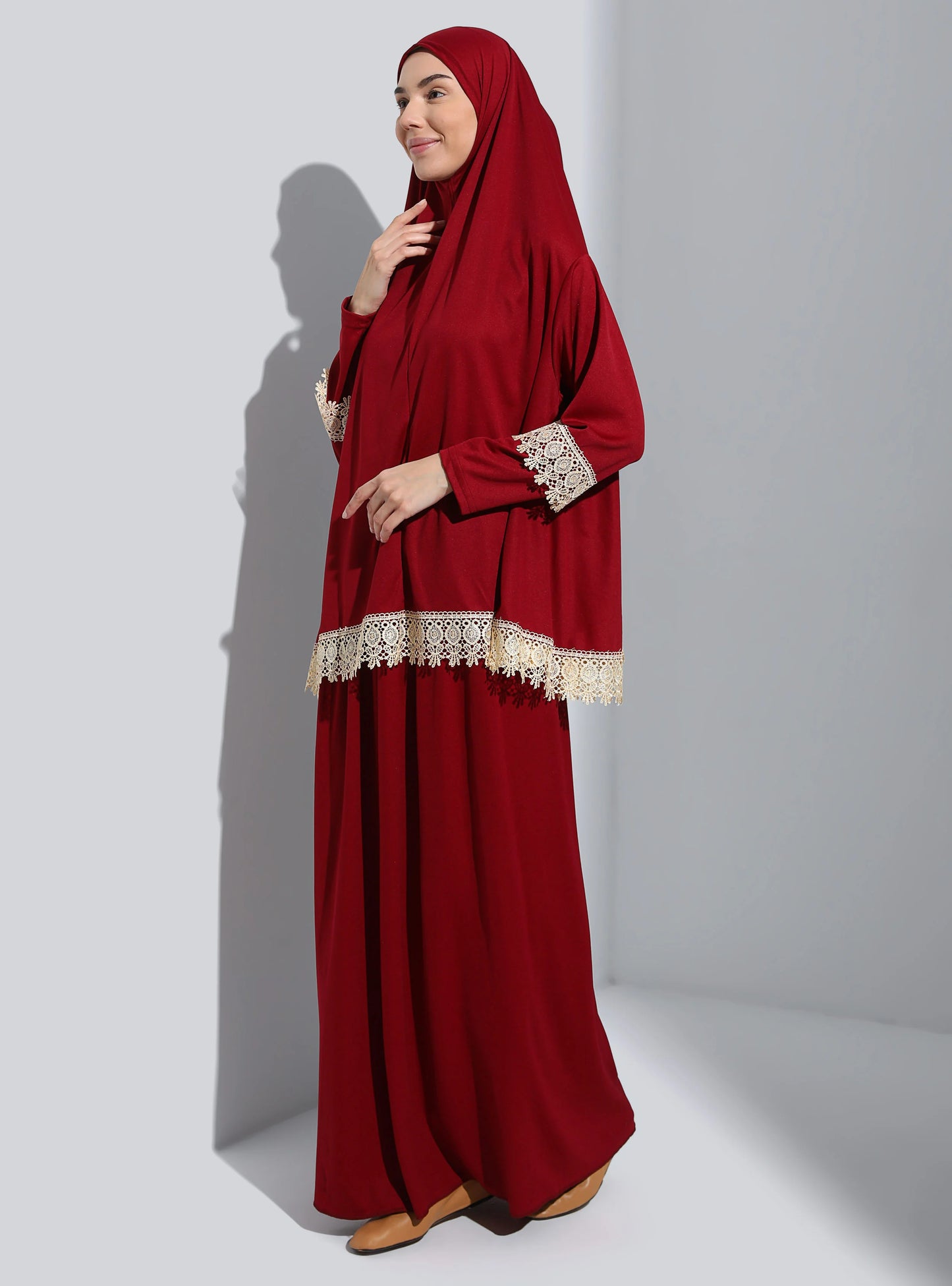 Tenue de prière complète 2 pièces - Jupe et haut couvrant