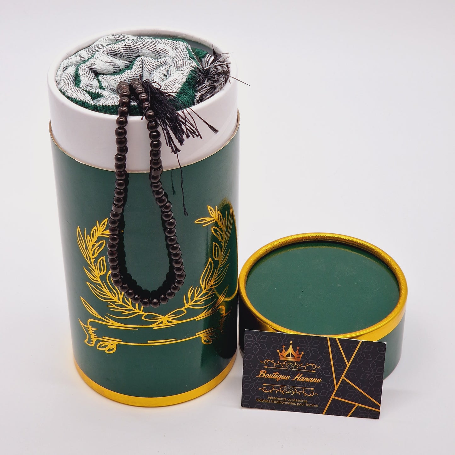 Coffret Cadeau : Tapis de Prière et Chapelet