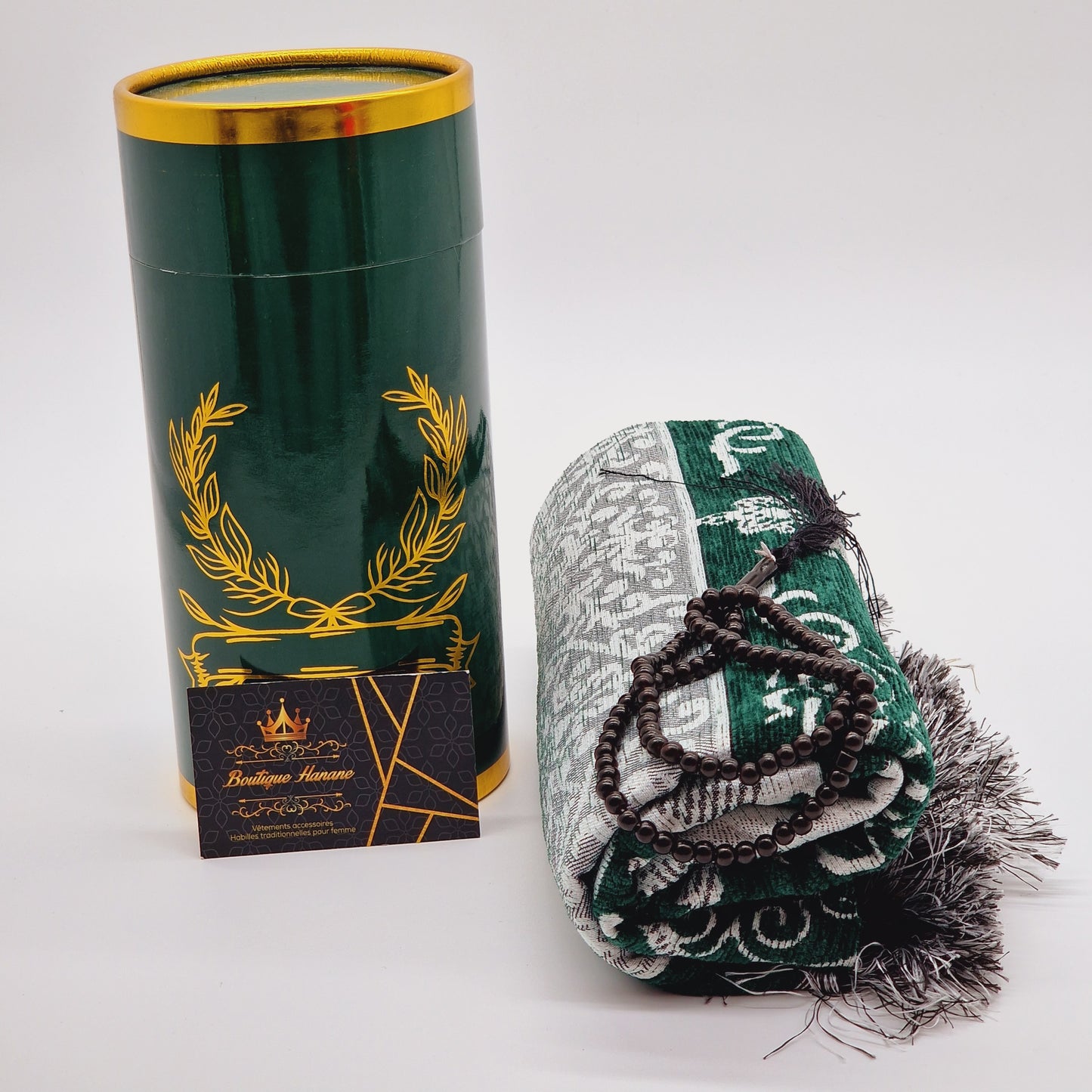Coffret Cadeau : Tapis de Prière et Chapelet