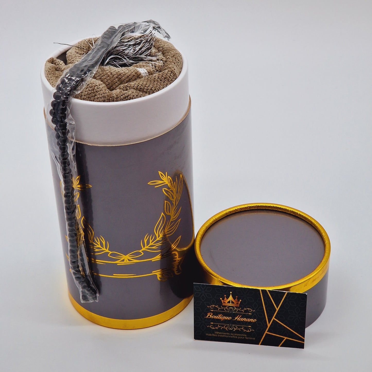 Coffret Cadeau : Tapis de Prière et Chapelet
