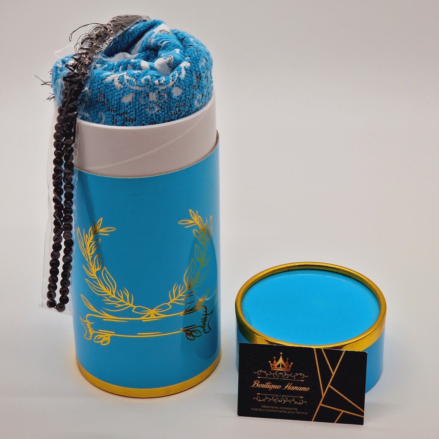 Coffret Cadeau : Tapis de Prière et Chapelet
