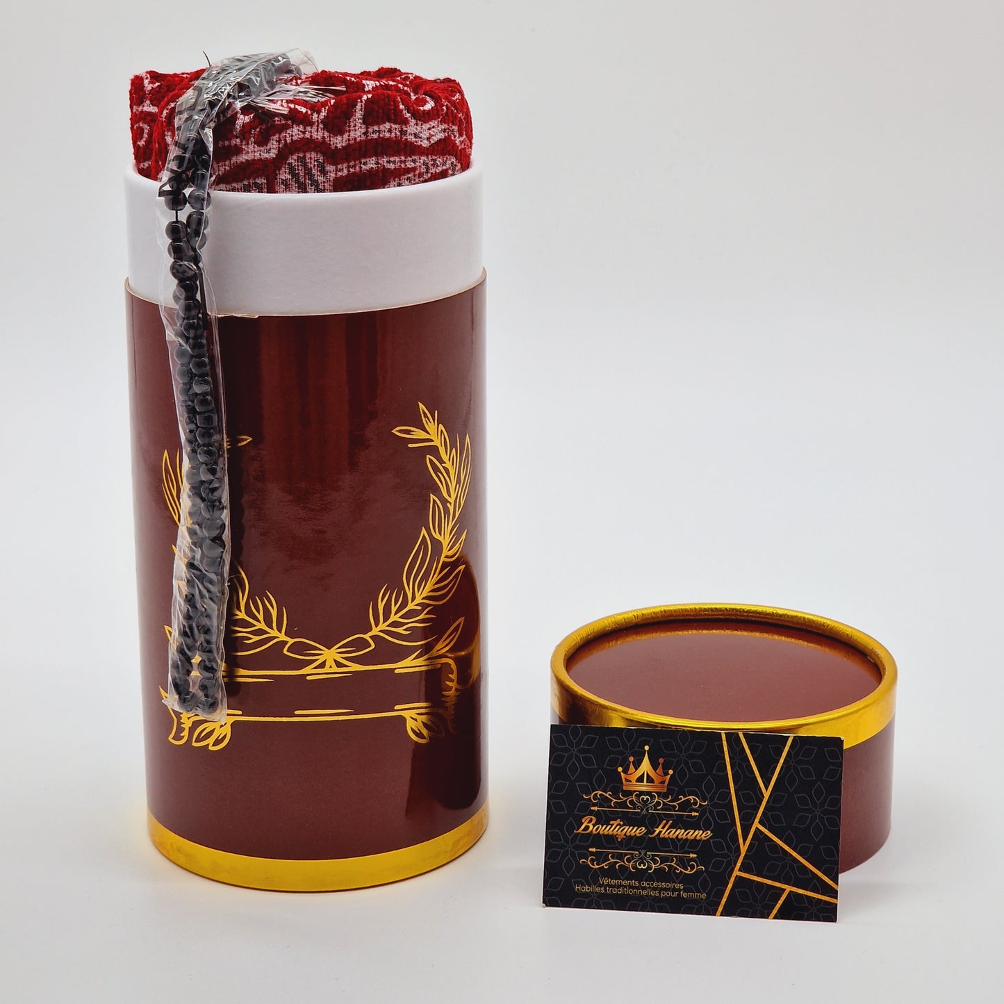 Coffret Cadeau : Tapis de Prière et Chapelet