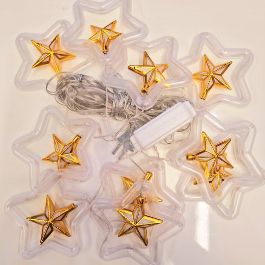 Guirlande lumineuse Ramadan 🌟✨ – Étoiles multicolores avec modes réglables