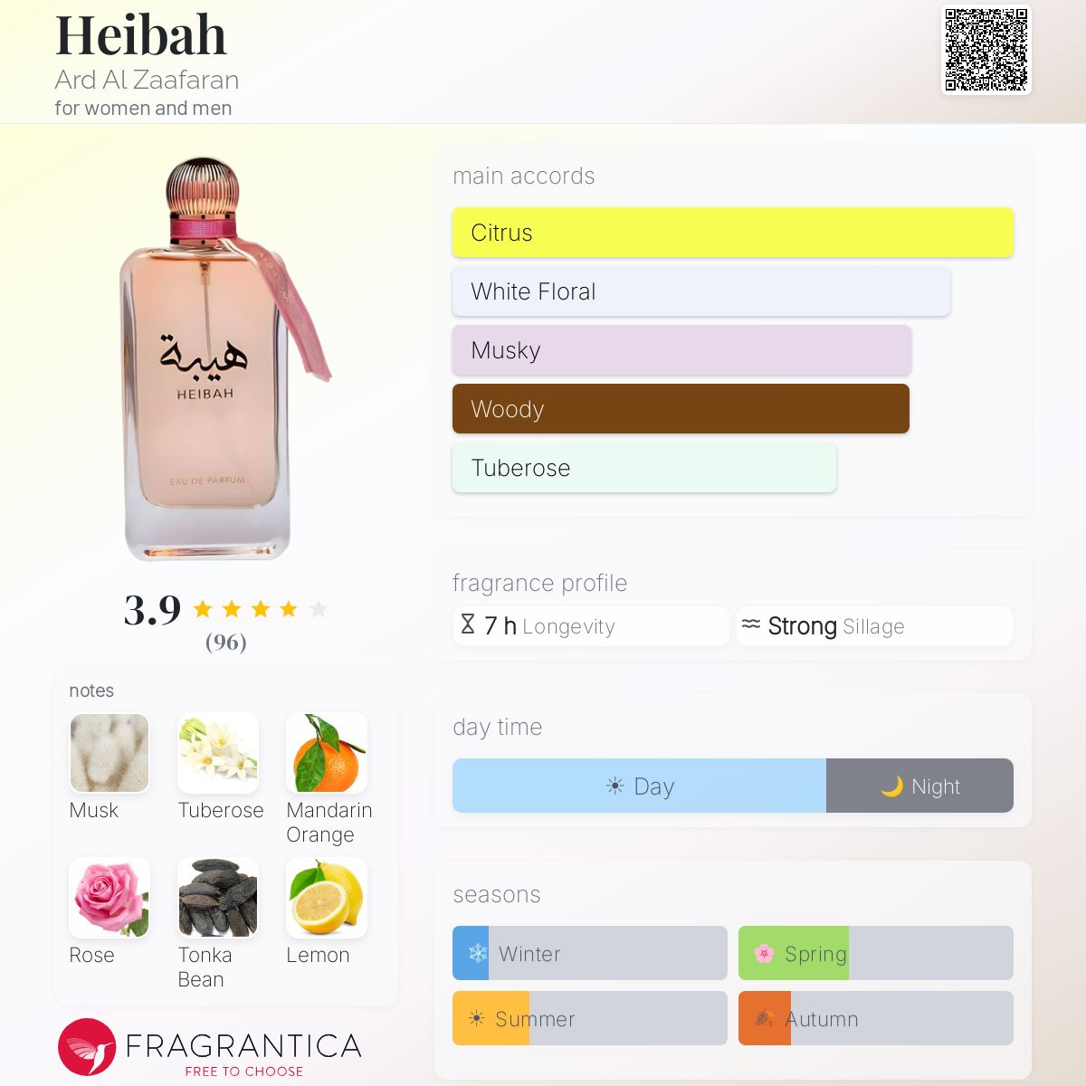 Heibah de Ard Al Zaafaran pour Femme