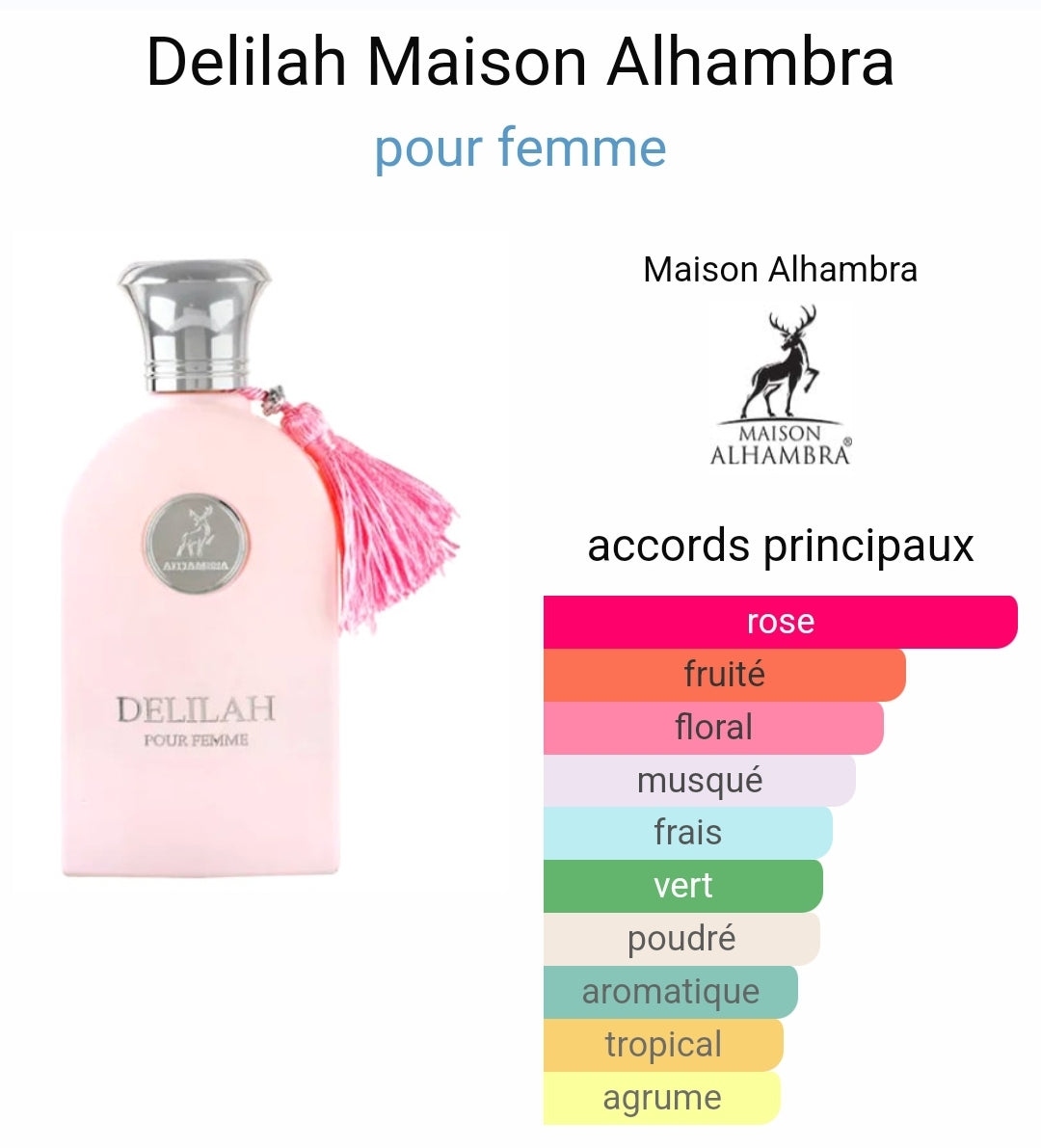 Delilah de Maison Al Hambra pour Femme