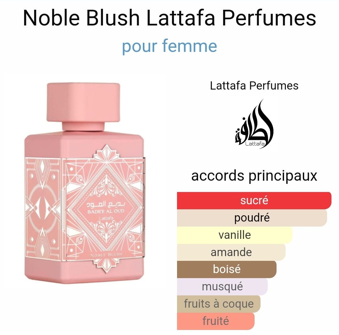 Badee Al Oud Noble Blush Par Lattafa pour Femme