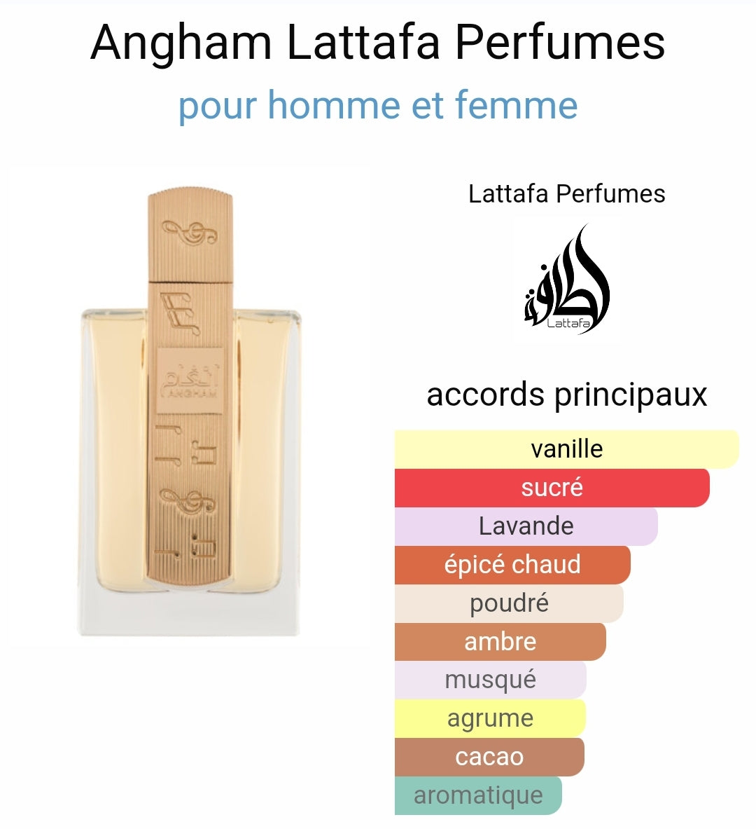 Angham Par Lattafa pour Femme