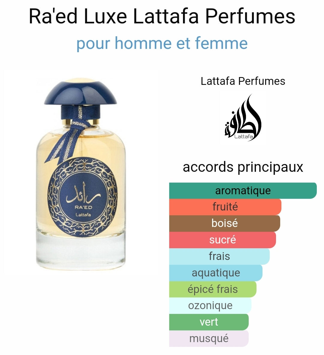 Raed Luxe Par Lattafa pour Homme