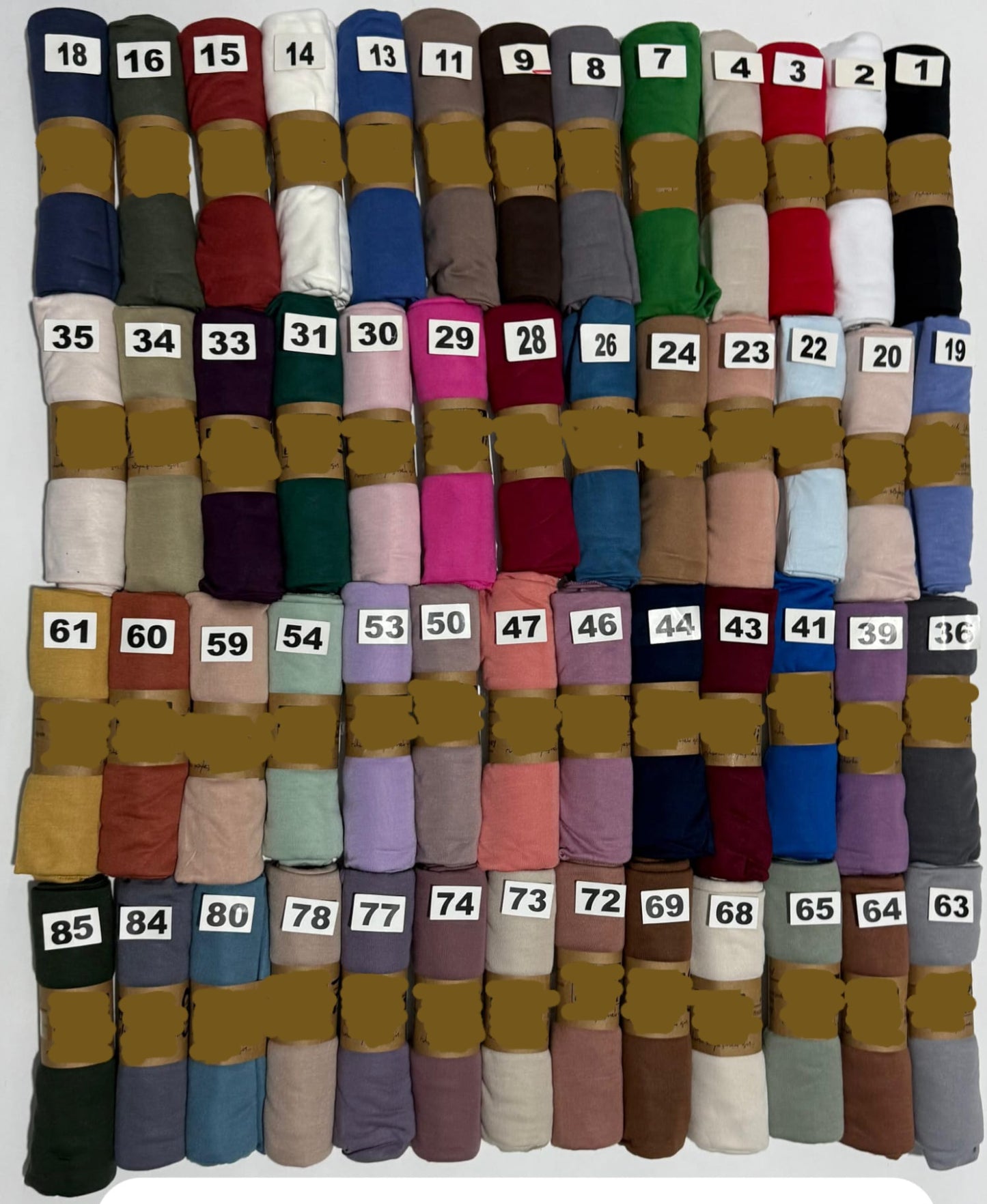 Hijab Jersey– Fabrication Turquie (Trois pour 25$)