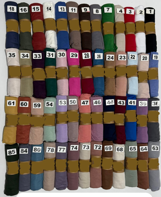 Hijab Jersey– Fabrication Turquie (Trois pour 25$)
